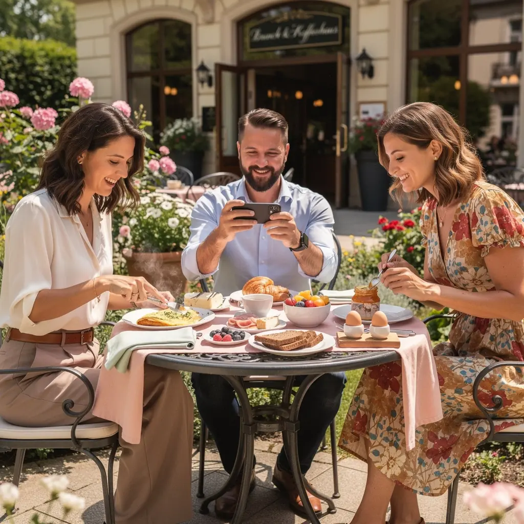 Ein Barista, der einen perfekten Cappuccino zubereitet, umgeben von duftendem frisch gemahlenem Kaffee.